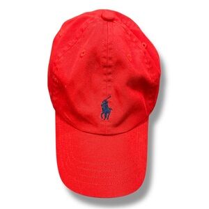 Ralph Lauren Red Baseball Cap 12-24 Months